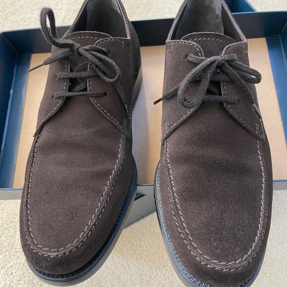 Tod's Lace-ups Mens shoes. Dark brown Suede. Size 6 - Picture 1 of 6
